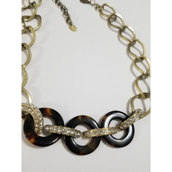 Danielle Sevens goldtone necklace 34" long with a 4" ext. n291* - Picture 2 of 7